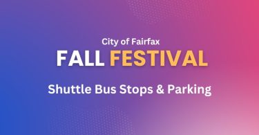 City of Fairfax Fall Festival shuttle bus stops and parking