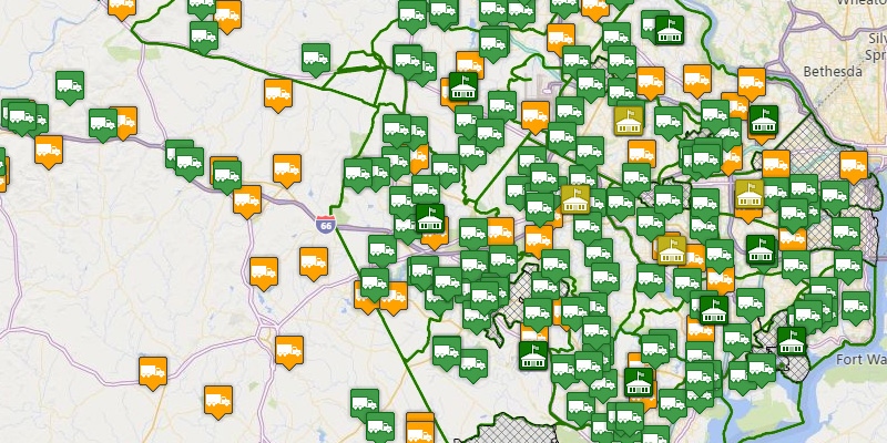 VDOT Snow Plowing Map - Featured